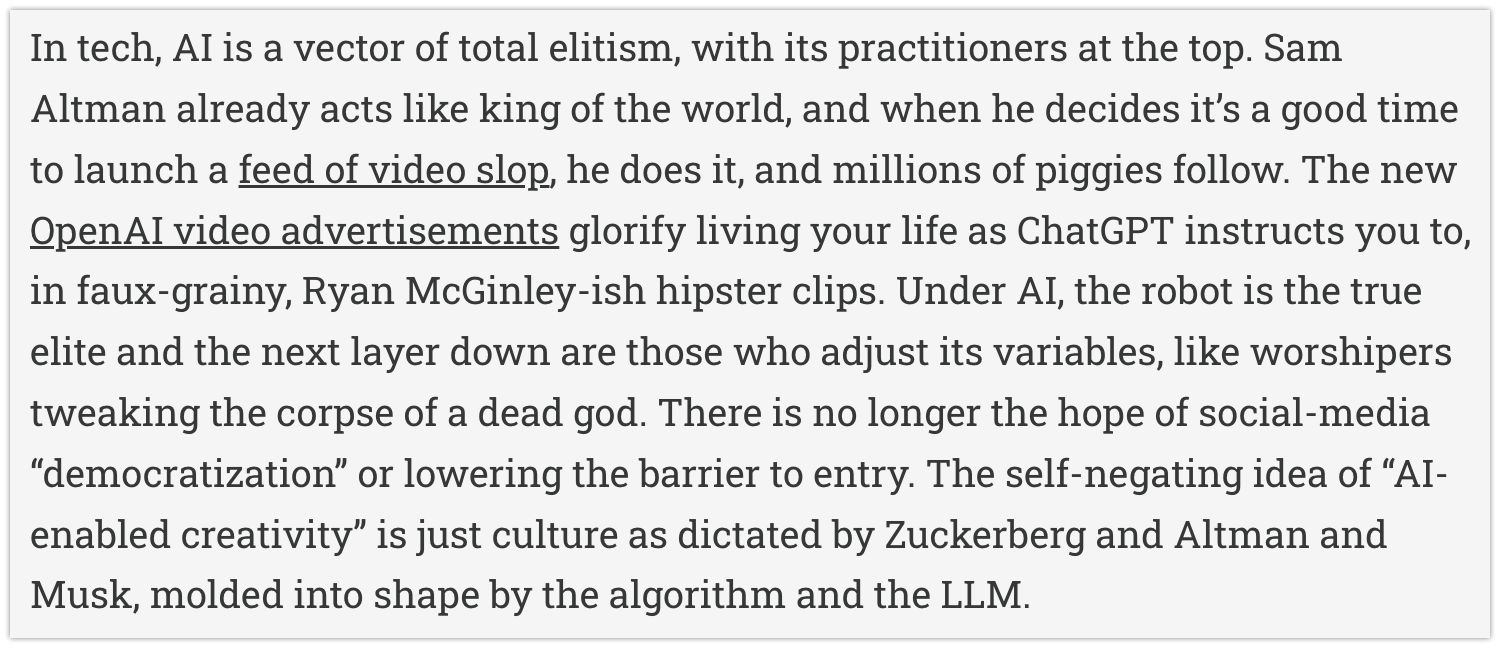 (˚ ˃̣̣̥⌓˂̣̣̥) Nº353 With AI, I'm Not Impressed, As Anti-Intellectualism Is The Pedagogy of The Oppressed 🤖 ⛓️